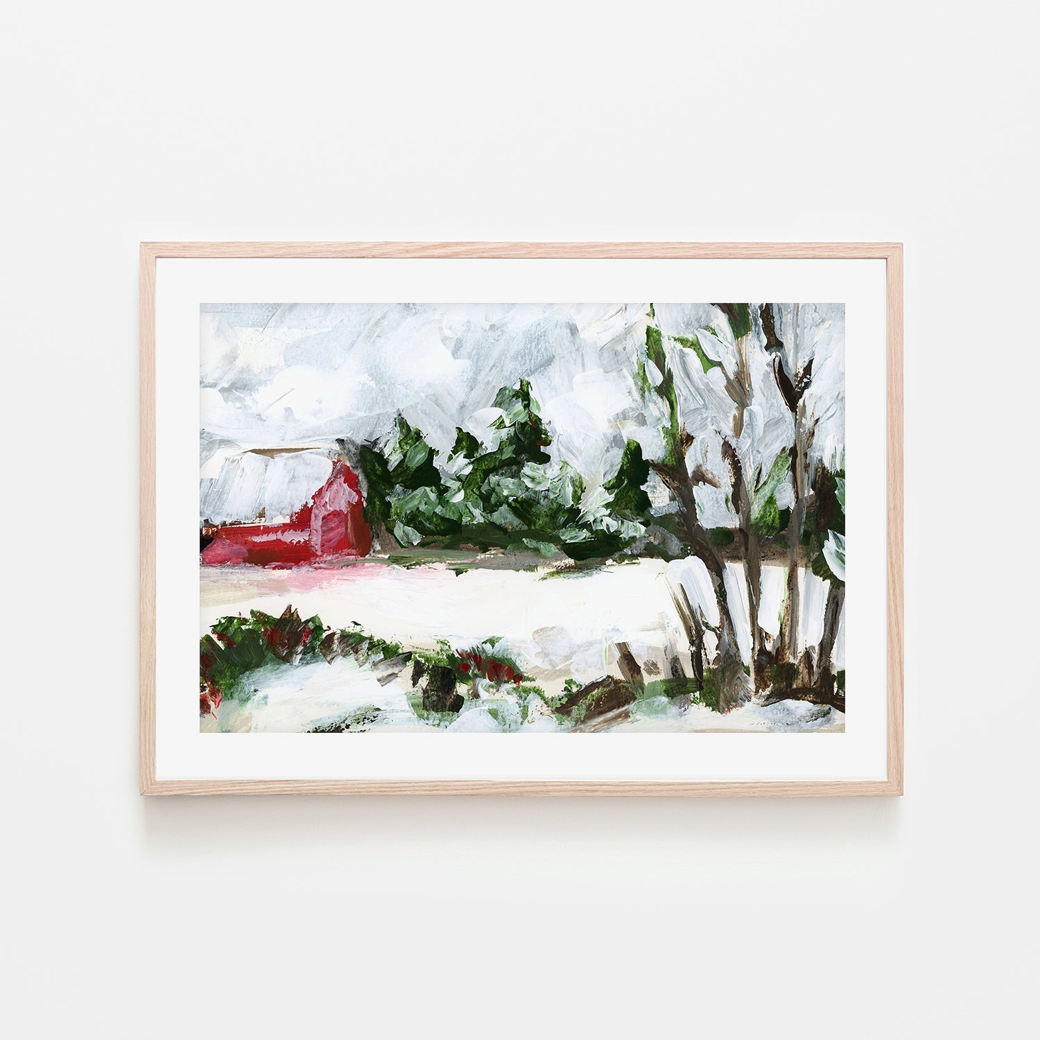 wall-art-print-canvas-poster-framed-December Woods , Style A, By Jetty Home , By Jetty Home-6