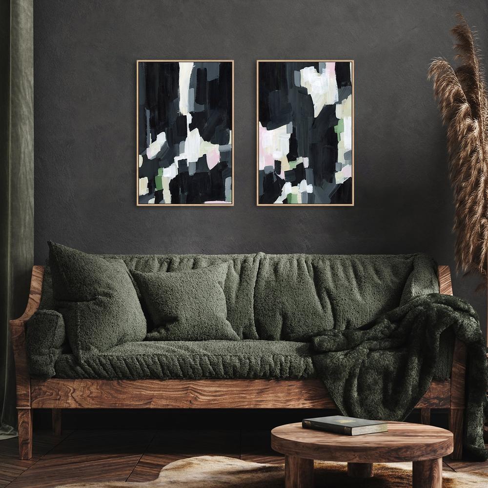wall-art-print-canvas-poster-framed-Deep Abstract, Set Of 2-by-Emily Wood-Gioia Wall Art