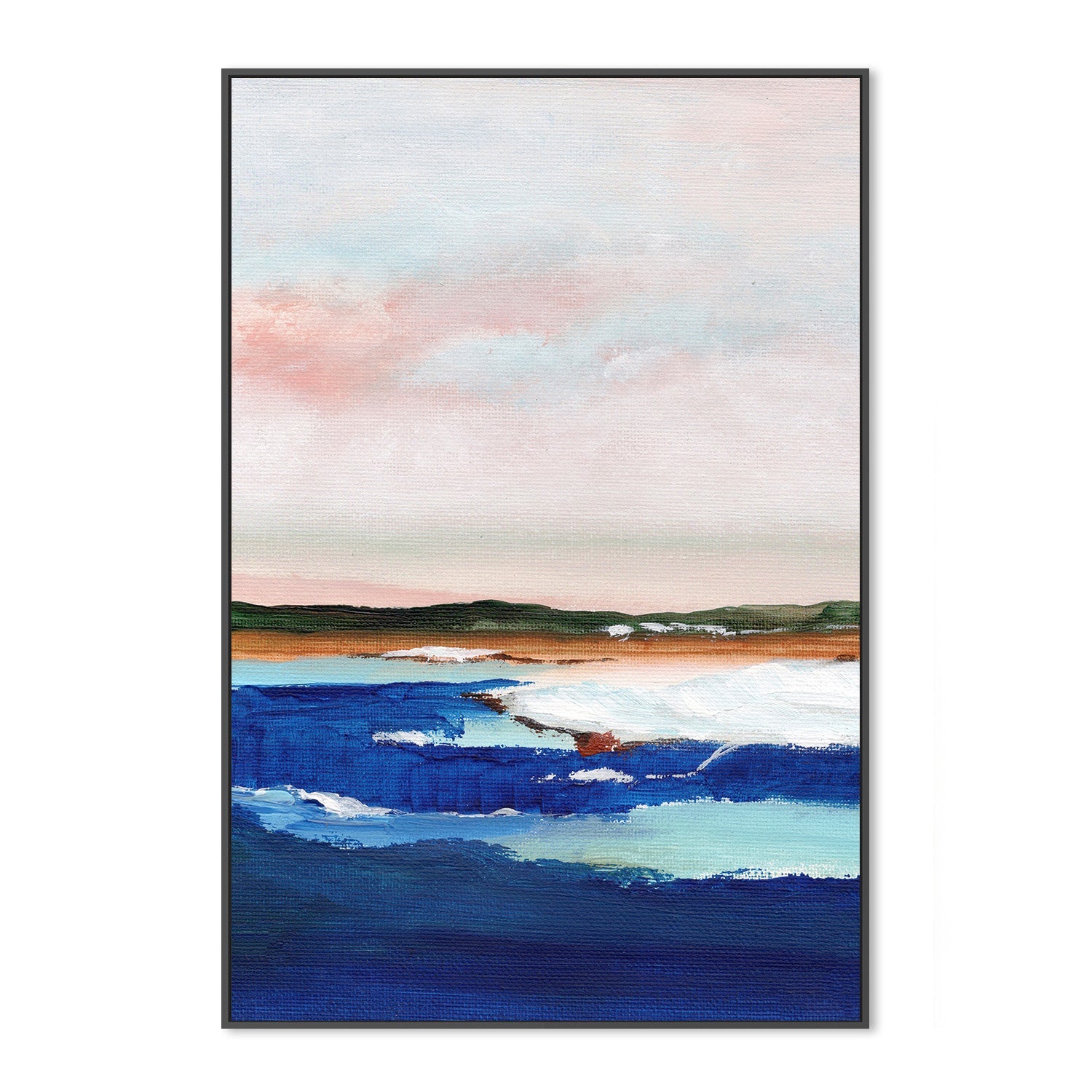 wall-art-print-canvas-poster-framed-Deep Blue , By Nikita Jariwala-3