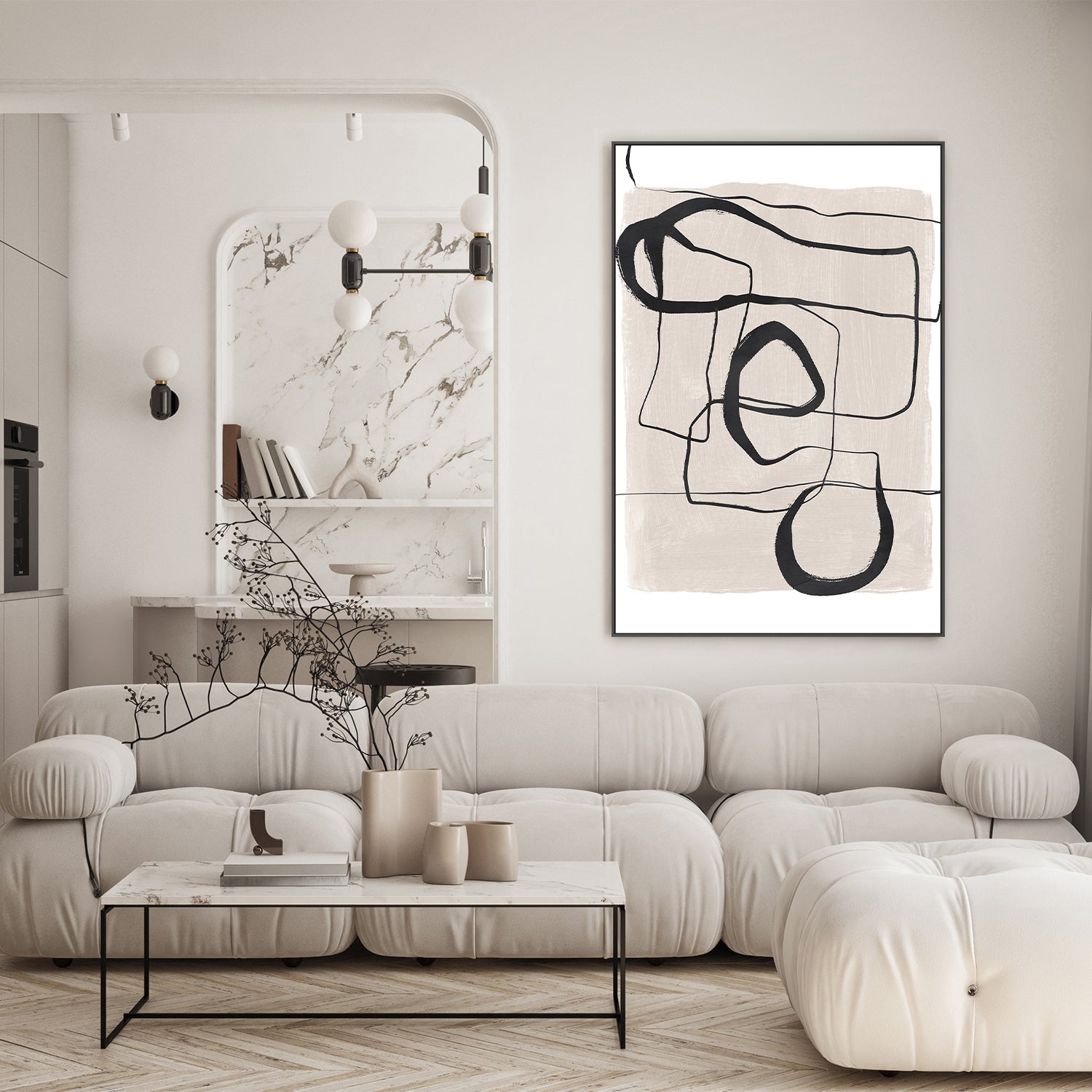 wall-art-print-canvas-poster-framed-Deep Thoughts, Style A-9