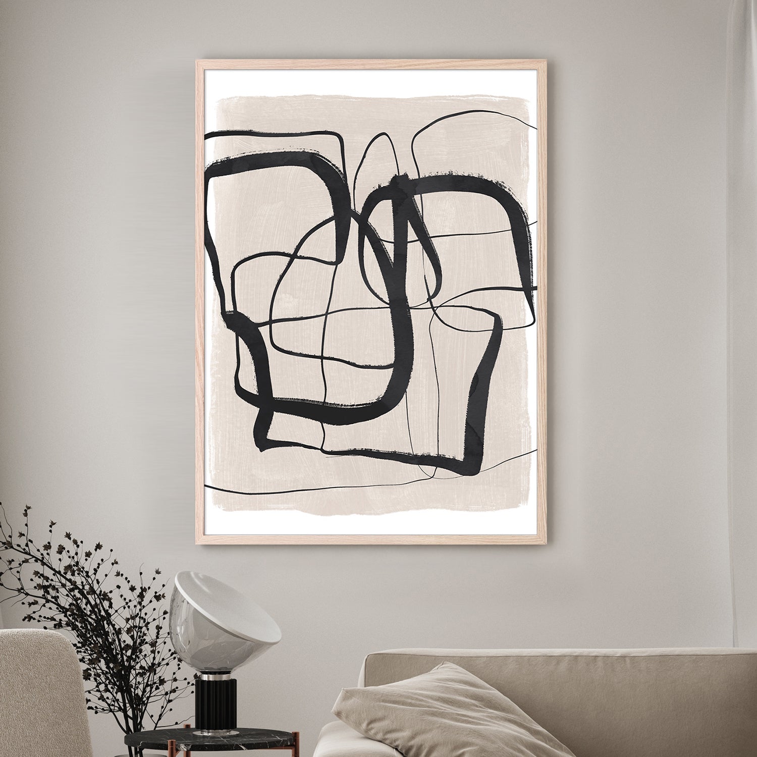 wall-art-print-canvas-poster-framed-Deep Thoughts, Style B-7