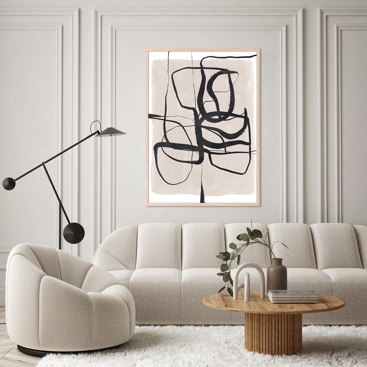 wall-art-print-canvas-poster-framed-Deep Thoughts, Style C-8
