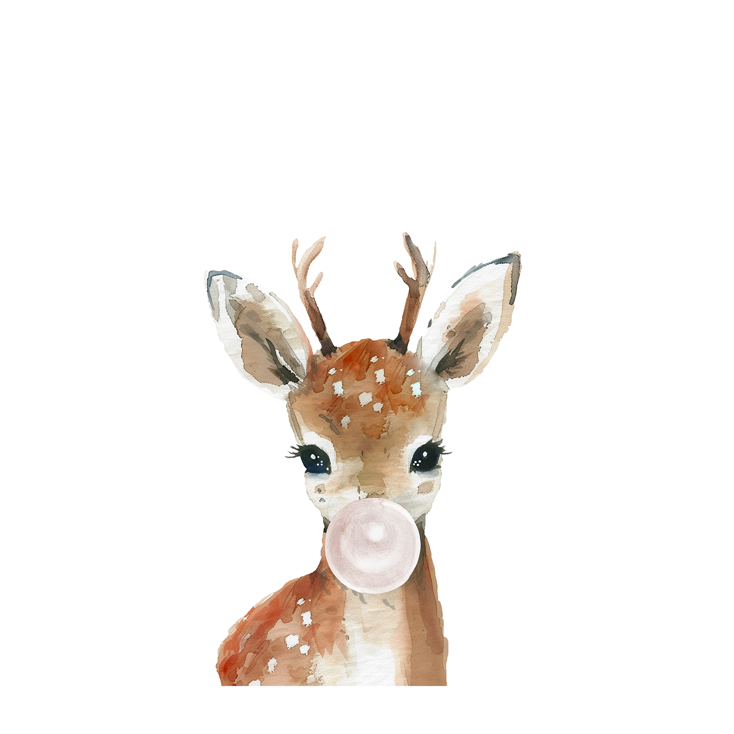wall-art-print-canvas-poster-framed-Deer, Style A , By At Viv Home Prints-1