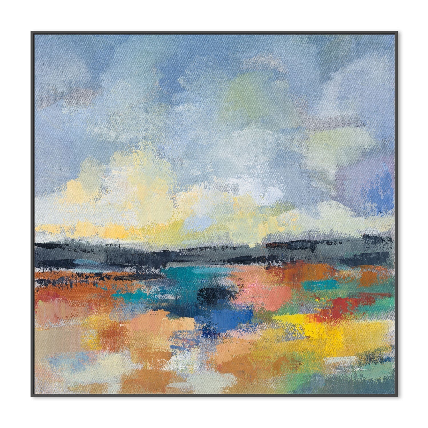 wall-art-print-canvas-poster-framed-Del Mar Lagoon, Style A , By Silvia Vassileva-3
