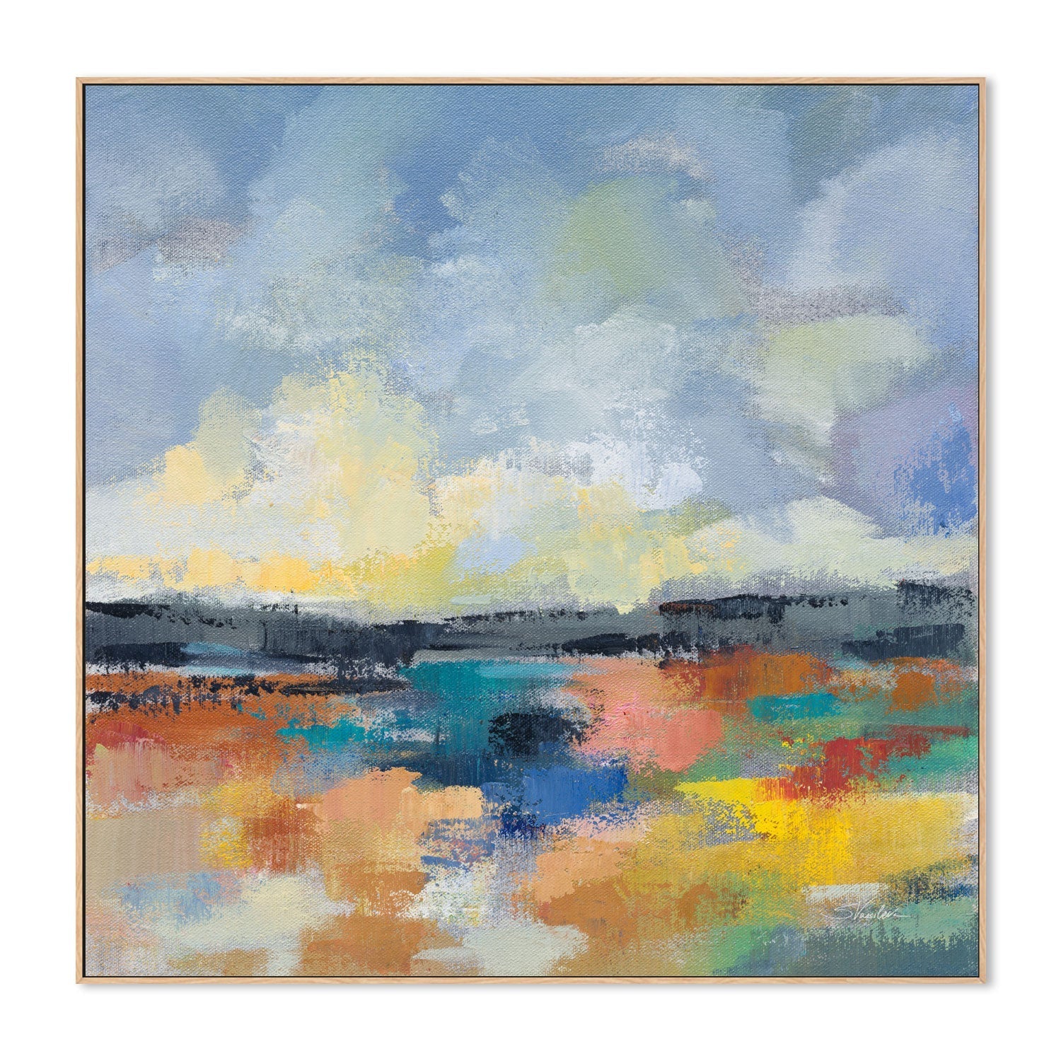 wall-art-print-canvas-poster-framed-Del Mar Lagoon, Style A , By Silvia Vassileva-4