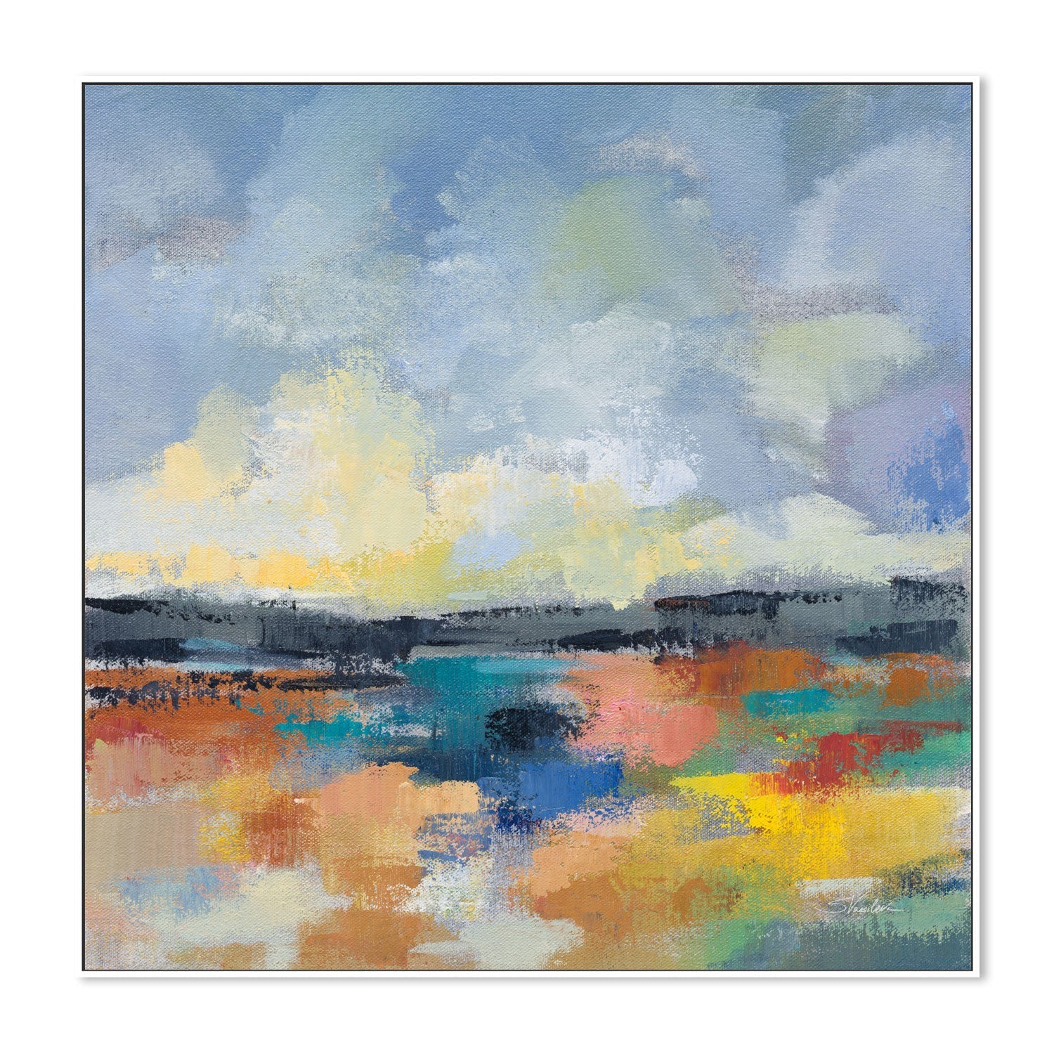 wall-art-print-canvas-poster-framed-Del Mar Lagoon, Style A , By Silvia Vassileva-5