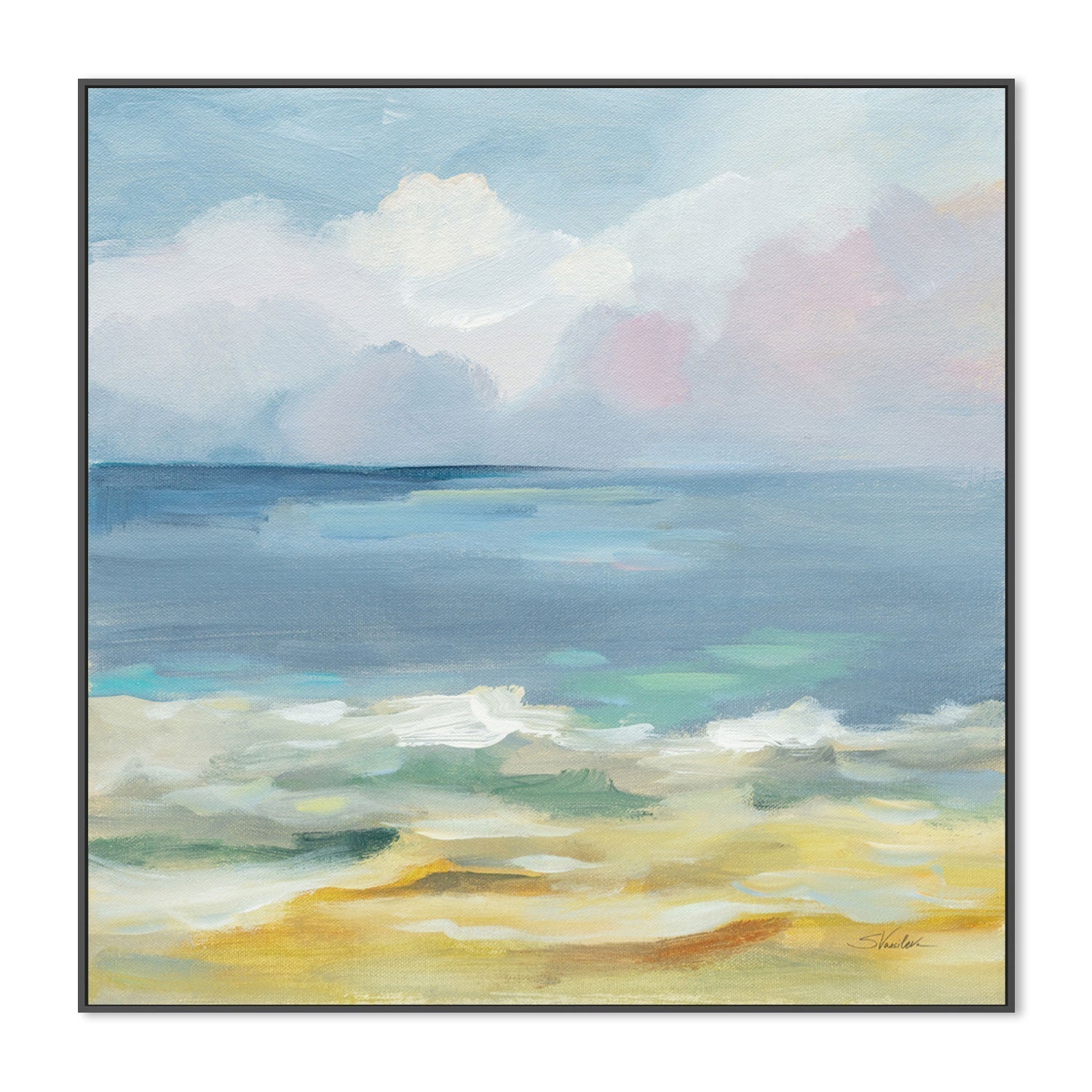 wall-art-print-canvas-poster-framed-Del Mar Sky, Style B-by-Silvia Vassileva-Gioia Wall Art