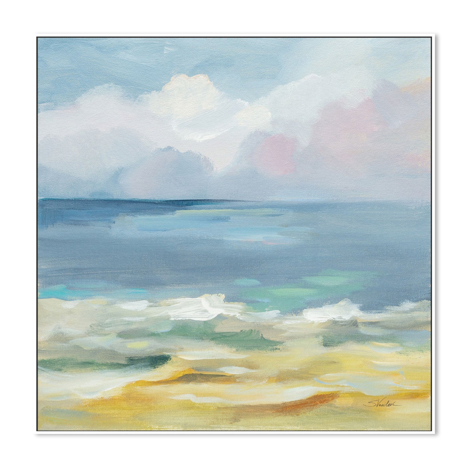 wall-art-print-canvas-poster-framed-Del Mar Sky, Style B-by-Silvia Vassileva-Gioia Wall Art