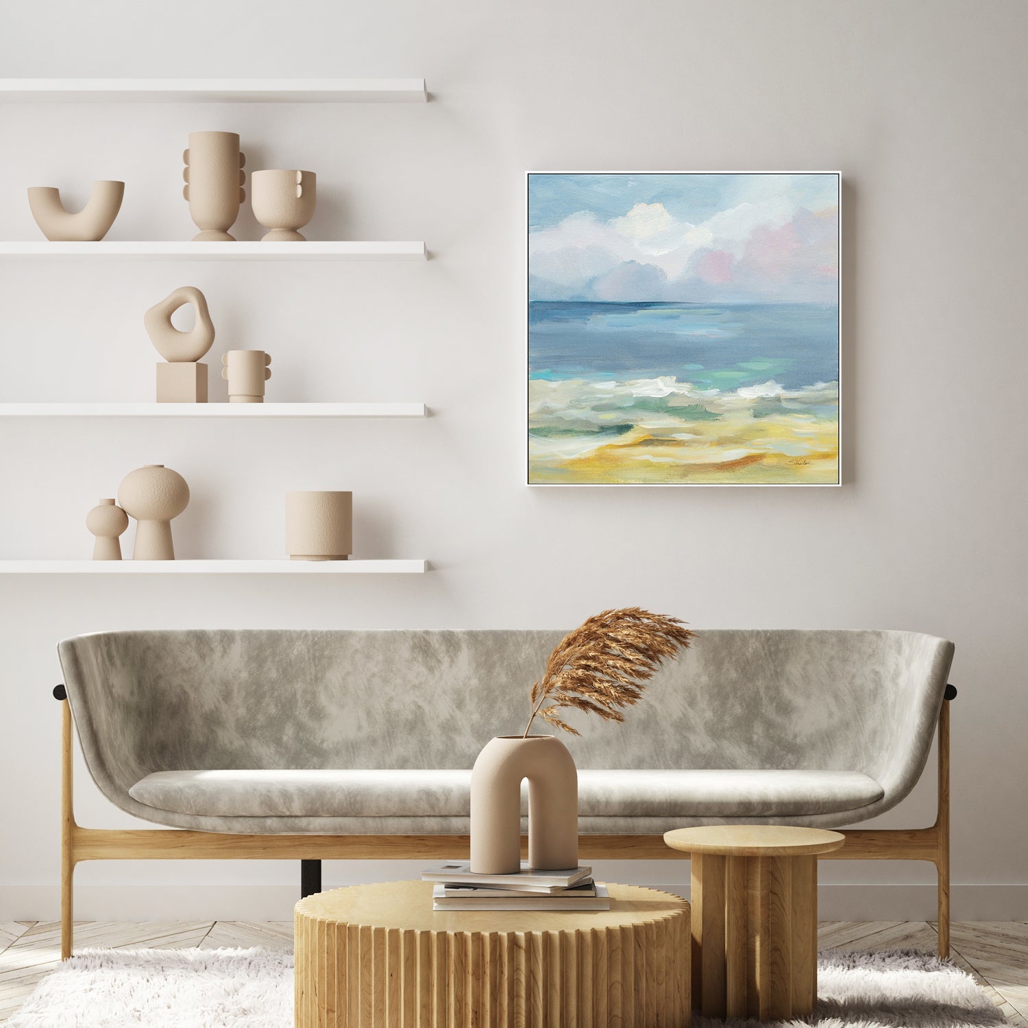 wall-art-print-canvas-poster-framed-Del Mar Sky, Style B-by-Silvia Vassileva-Gioia Wall Art