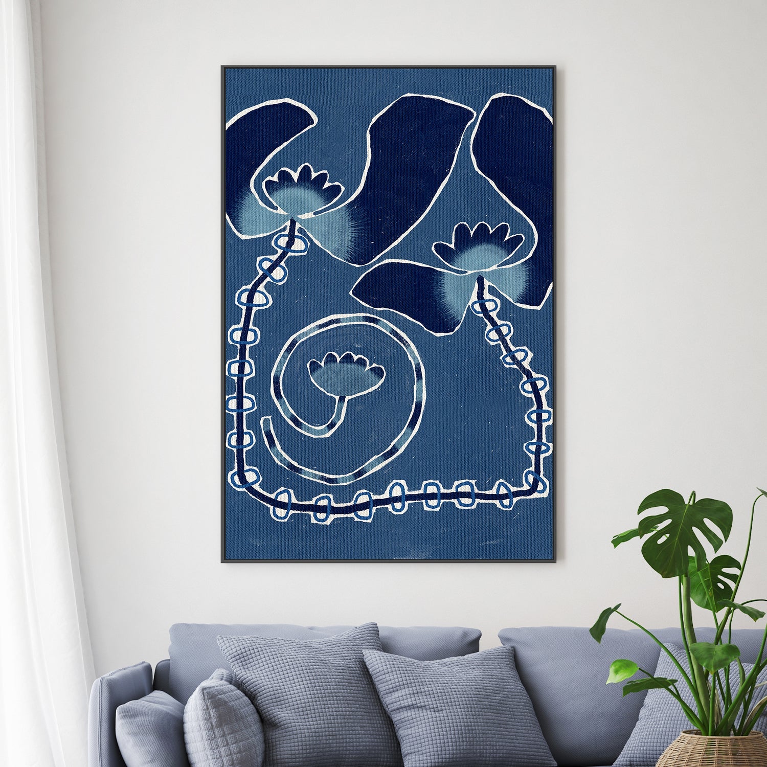 wall-art-print-canvas-poster-framed-Delicate Bloom 13-7