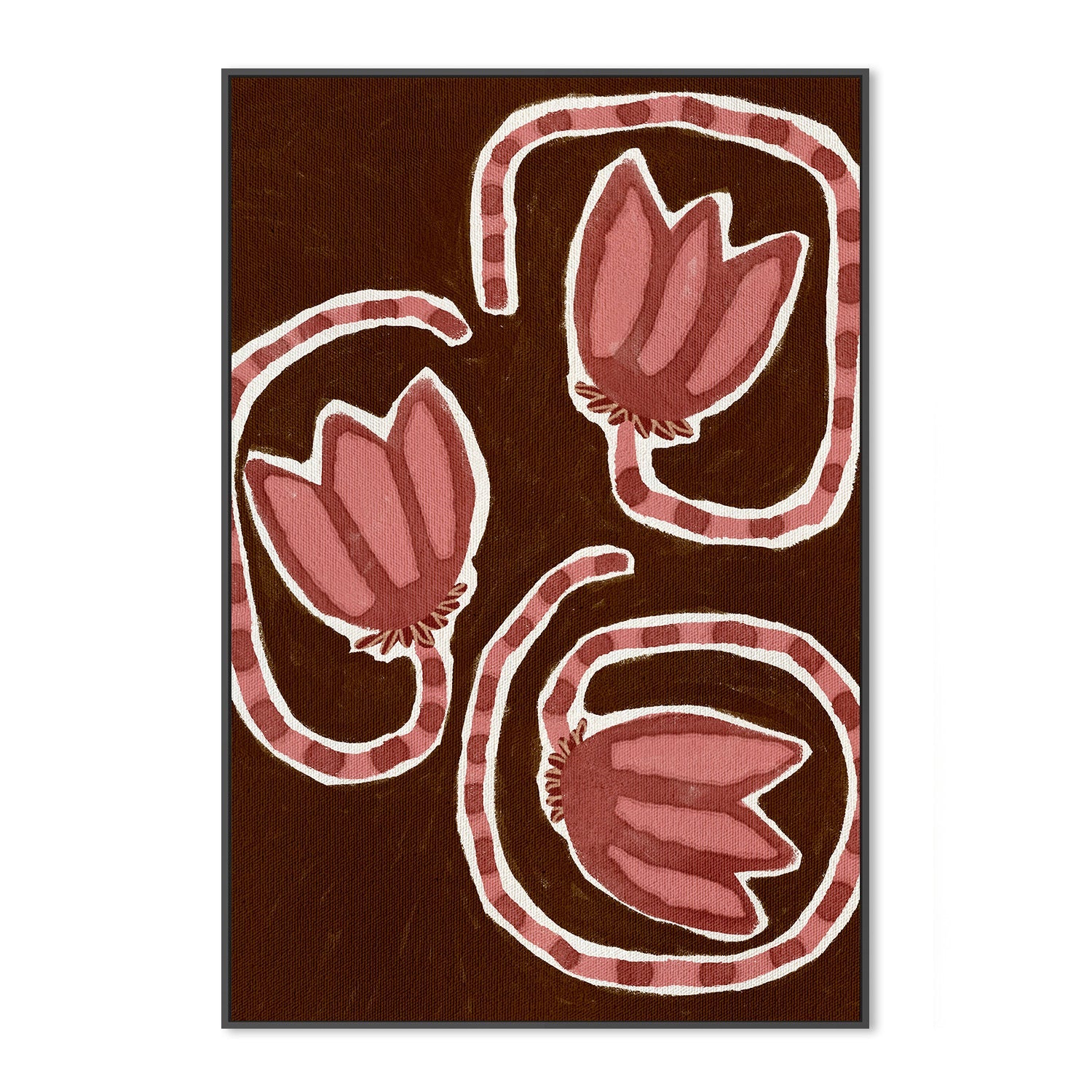 wall-art-print-canvas-poster-framed-Delicate Bloom 19-3