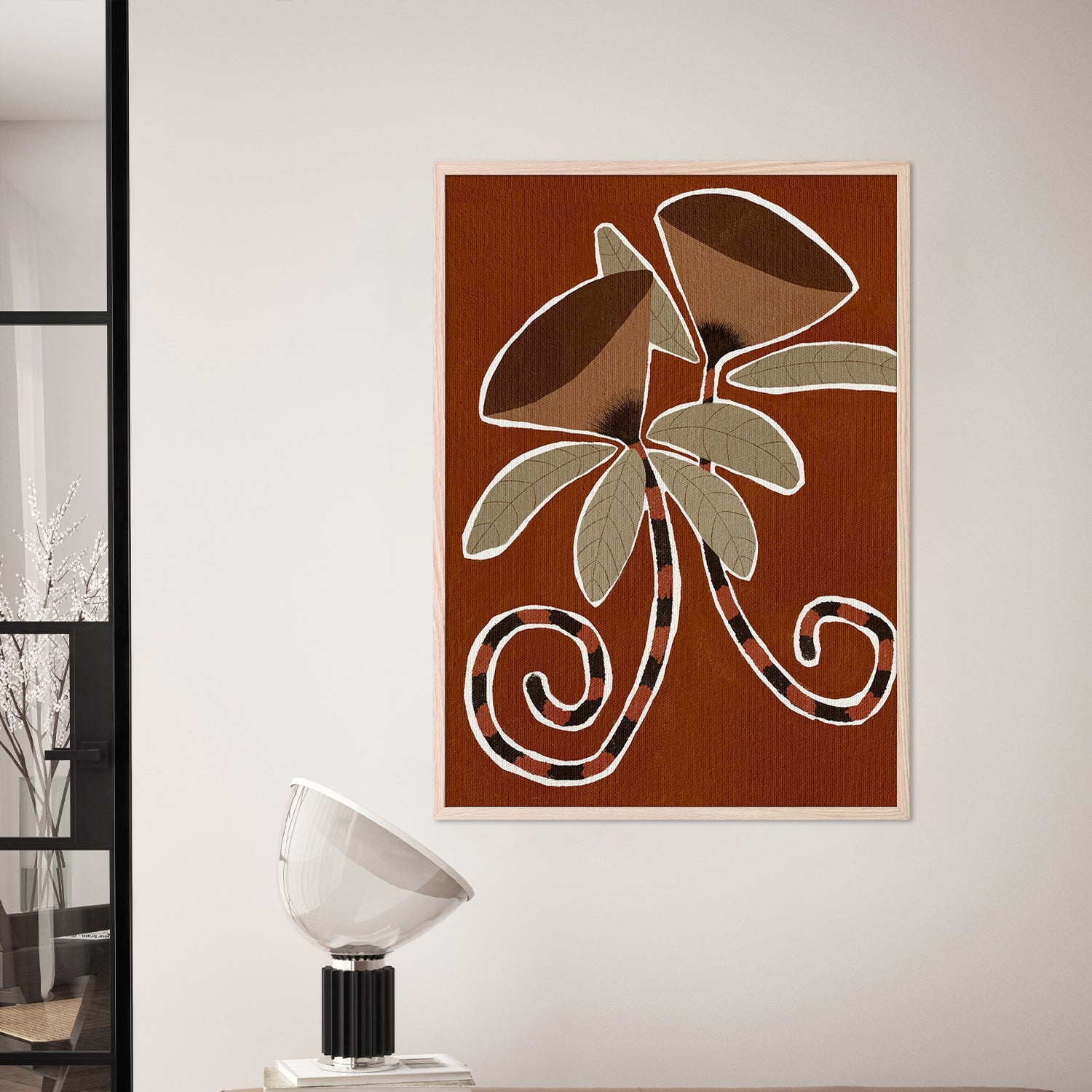 wall-art-print-canvas-poster-framed-Delicate Bloom 3-2