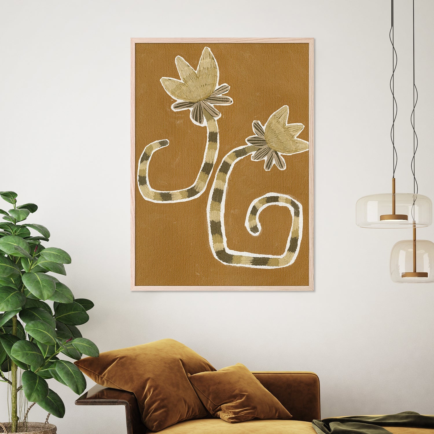 wall-art-print-canvas-poster-framed-Delicate Bloom 8-2