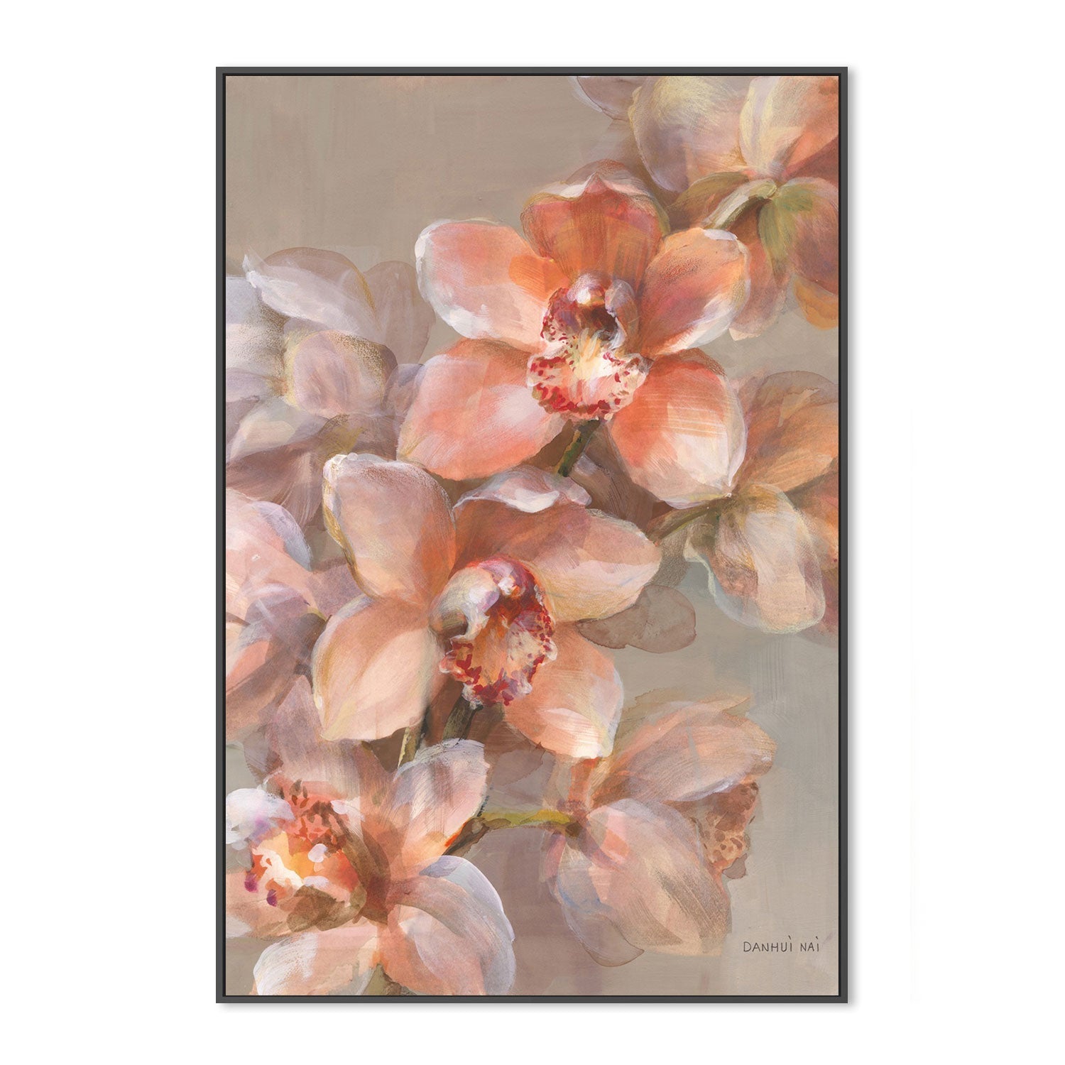 wall-art-print-canvas-poster-framed-Delicate Orchid, Style B-by-Danhui Nai-Gioia Wall Art