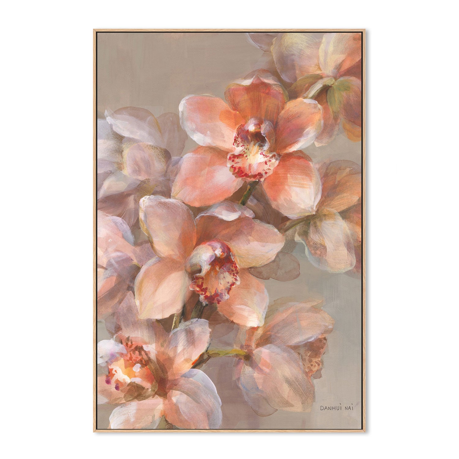 wall-art-print-canvas-poster-framed-Delicate Orchid, Style B-by-Danhui Nai-Gioia Wall Art