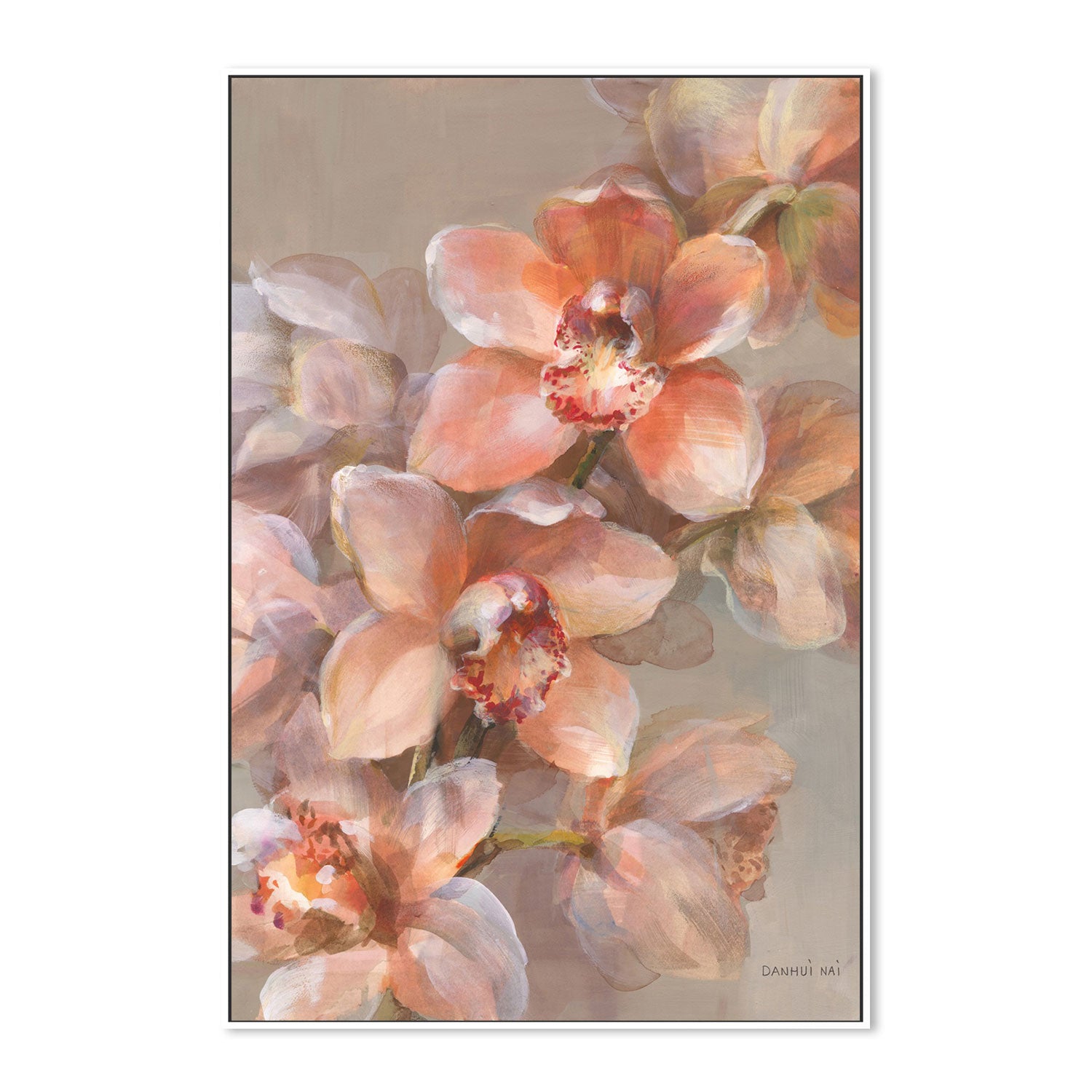 wall-art-print-canvas-poster-framed-Delicate Orchid, Style B-by-Danhui Nai-Gioia Wall Art