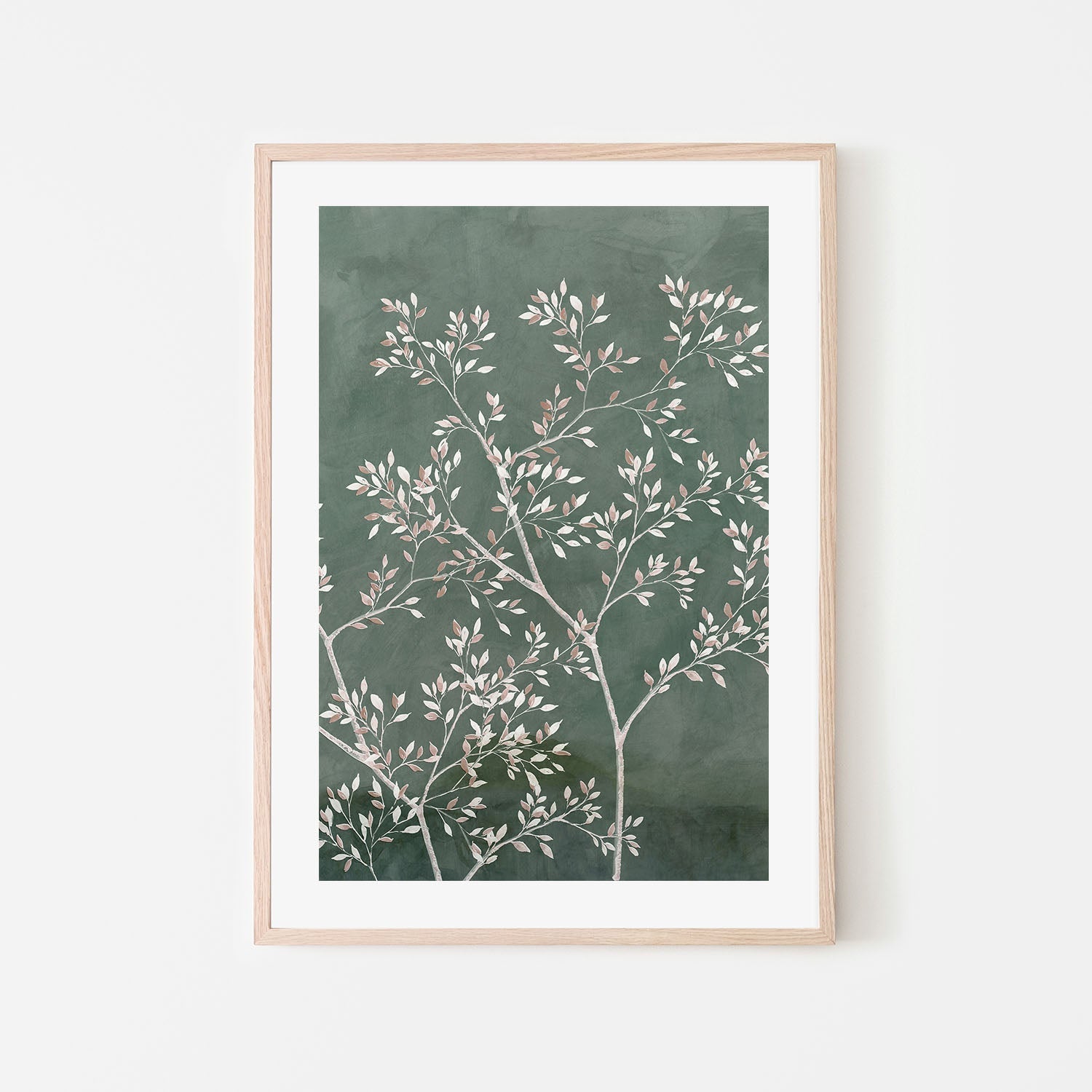 wall-art-print-canvas-poster-framed-Delicate Tree, Style B , By Aria K-6