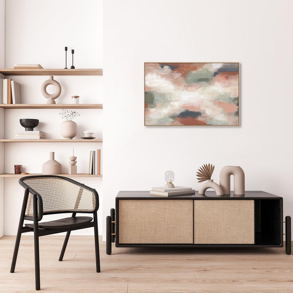 wall-art-print-canvas-poster-framed-Desert Abstract Oasis, Style A-by-Emily Wood-Gioia Wall Art