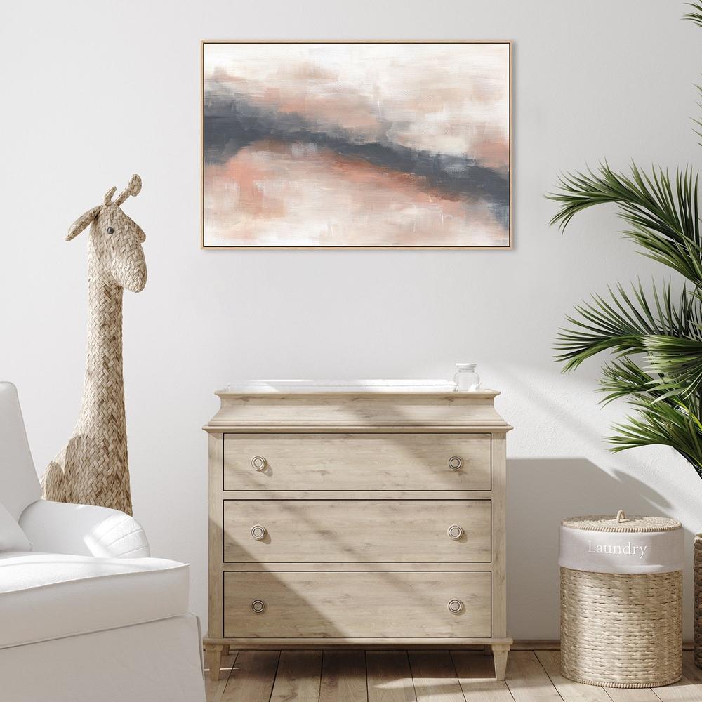 wall-art-print-canvas-poster-framed-Desert Abstract Oasis, Style B-by-Emily Wood-Gioia Wall Art