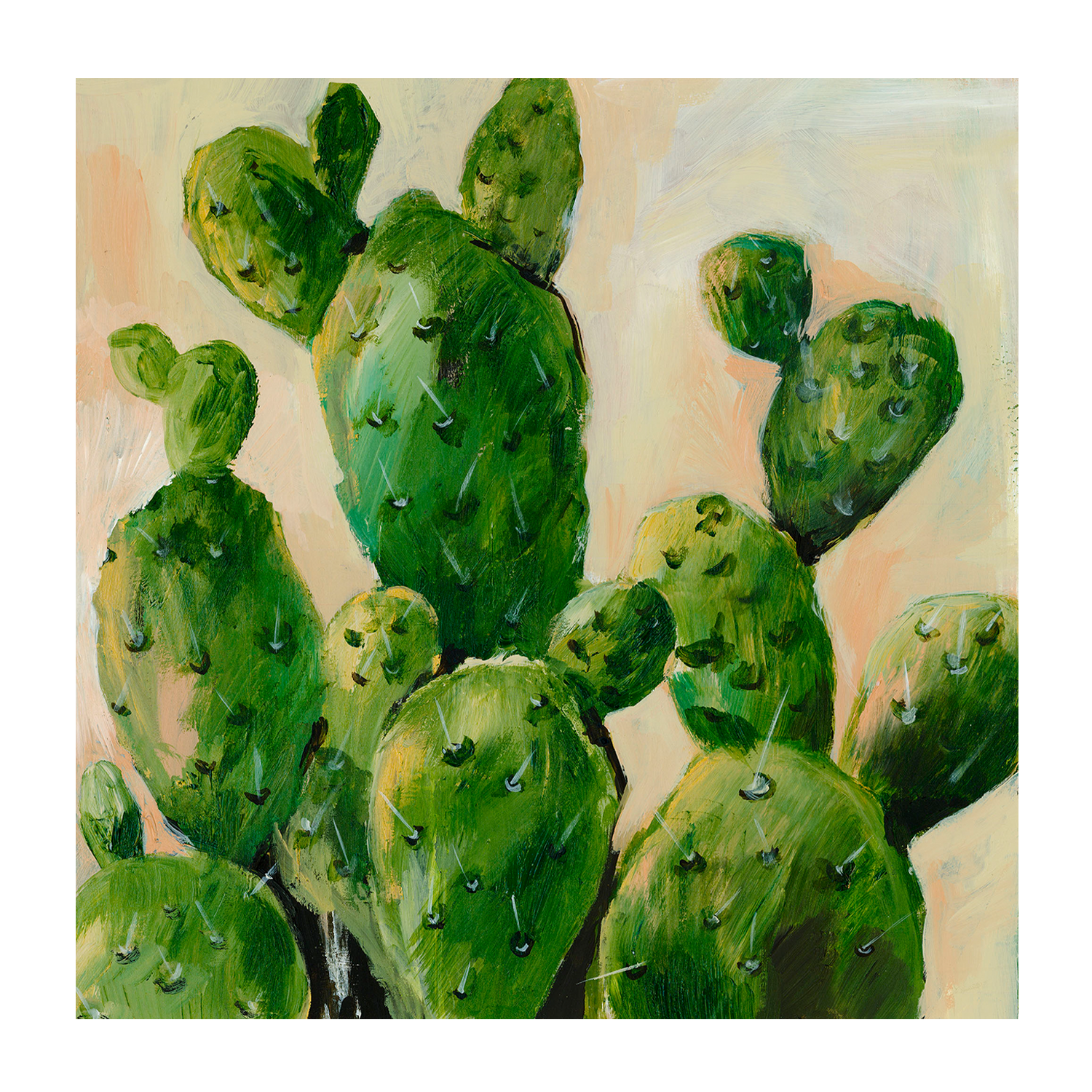 wall-art-print-canvas-poster-framed-Desert Cacti , By Amelia Aveline-1