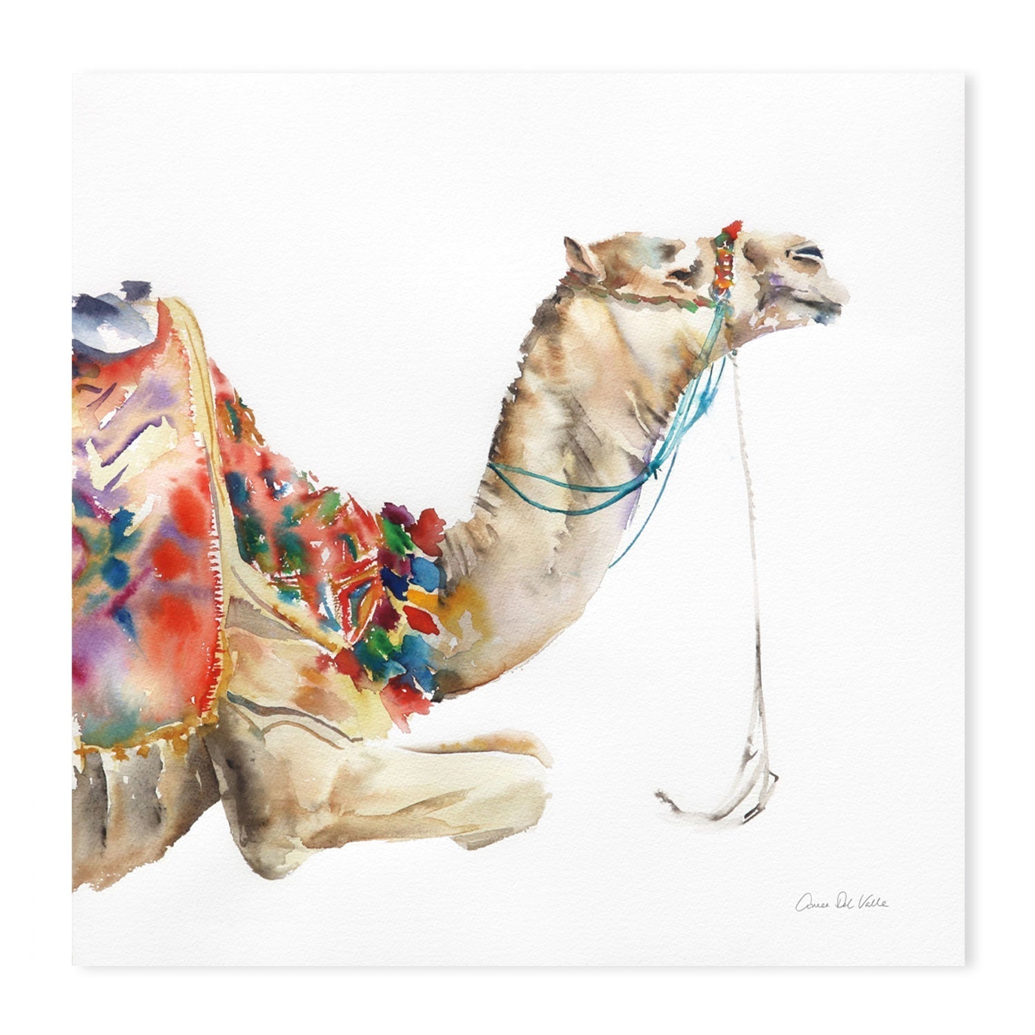 wall-art-print-canvas-poster-framed-Desert Camel , By Aimee Del Valle-GIOIA-WALL-ART
