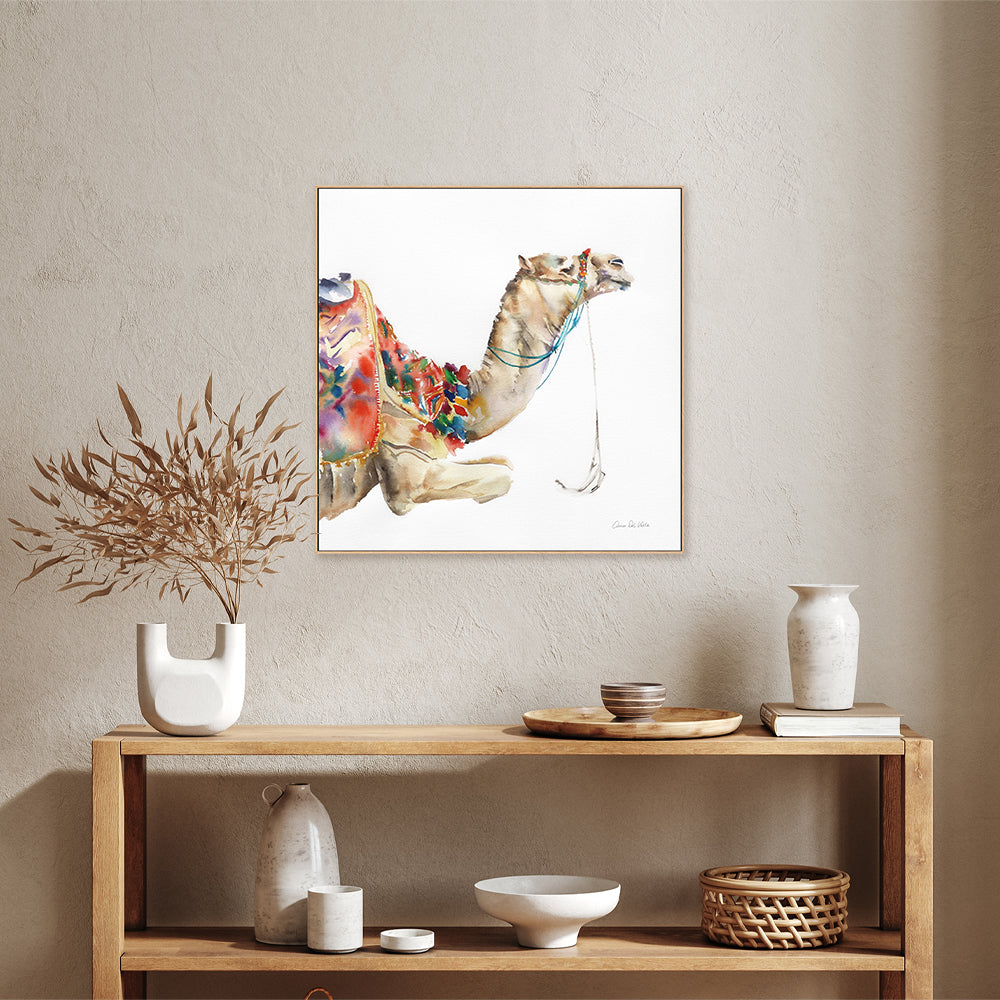 wall-art-print-canvas-poster-framed-Desert Camel , By Aimee Del Valle-GIOIA-WALL-ART