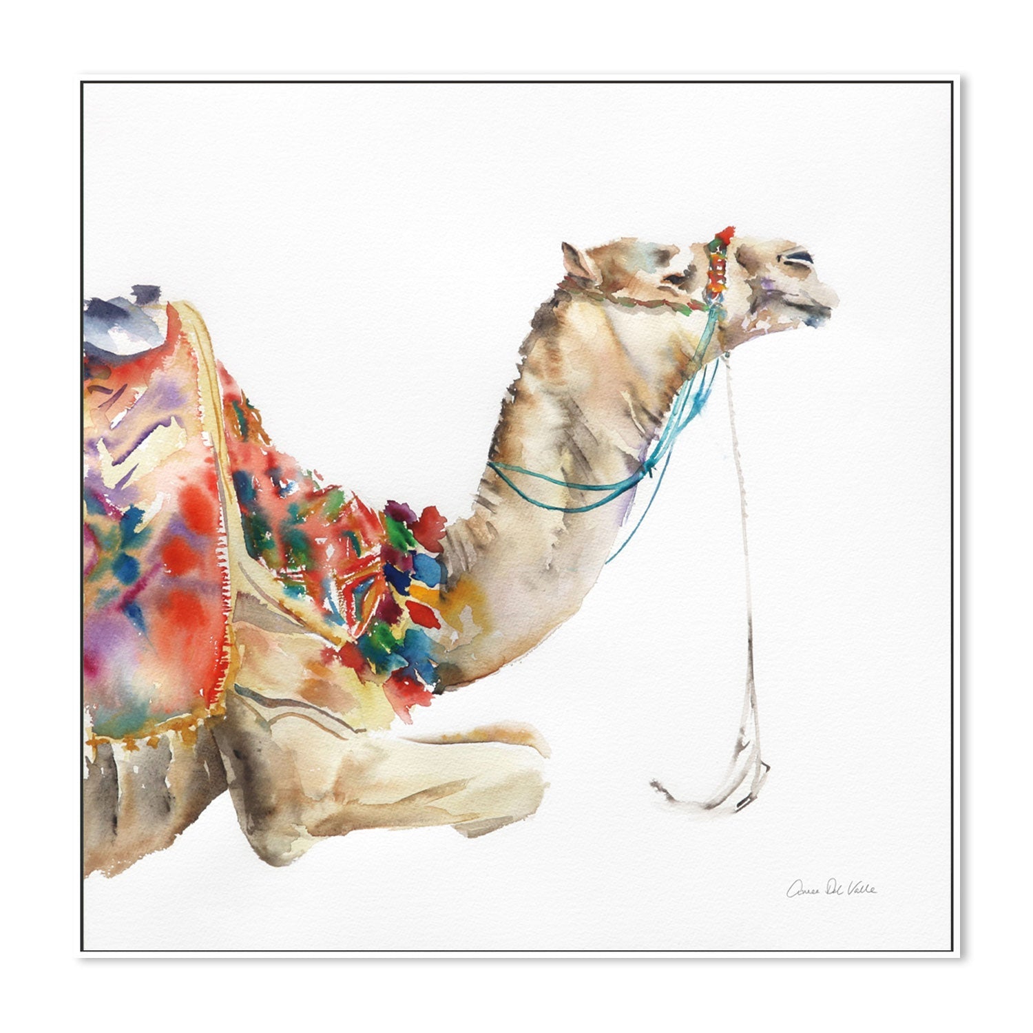 wall-art-print-canvas-poster-framed-Desert Camel , By Aimee Del Valle-GIOIA-WALL-ART