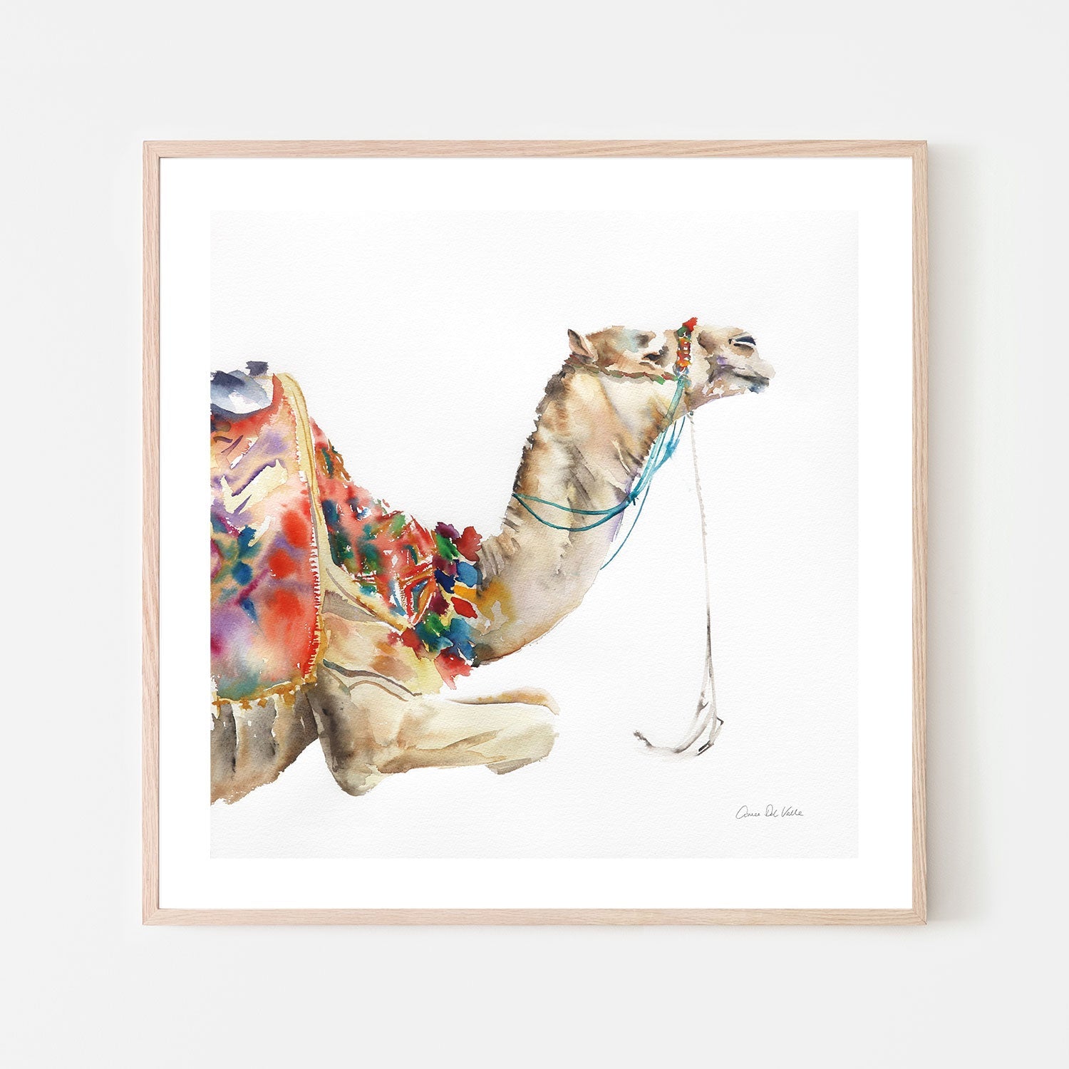 wall-art-print-canvas-poster-framed-Desert Camel , By Aimee Del Valle-GIOIA-WALL-ART