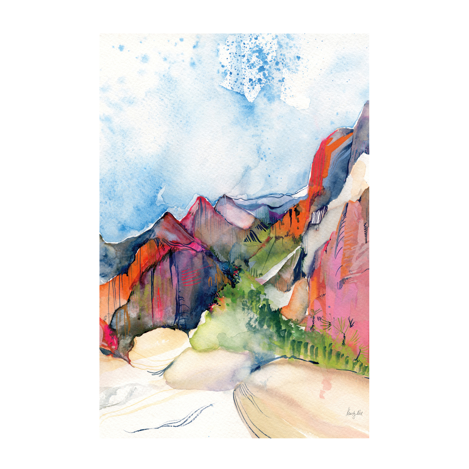 wall-art-print-canvas-poster-framed-Desert Days , By Katrina Pete-1