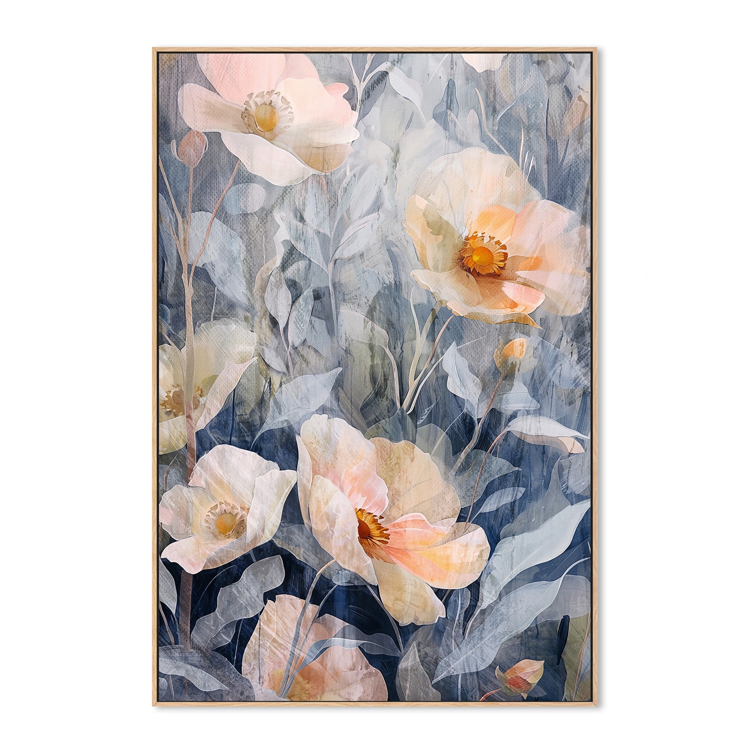 wall-art-print-canvas-poster-framed-Desert Florals, Style A-4