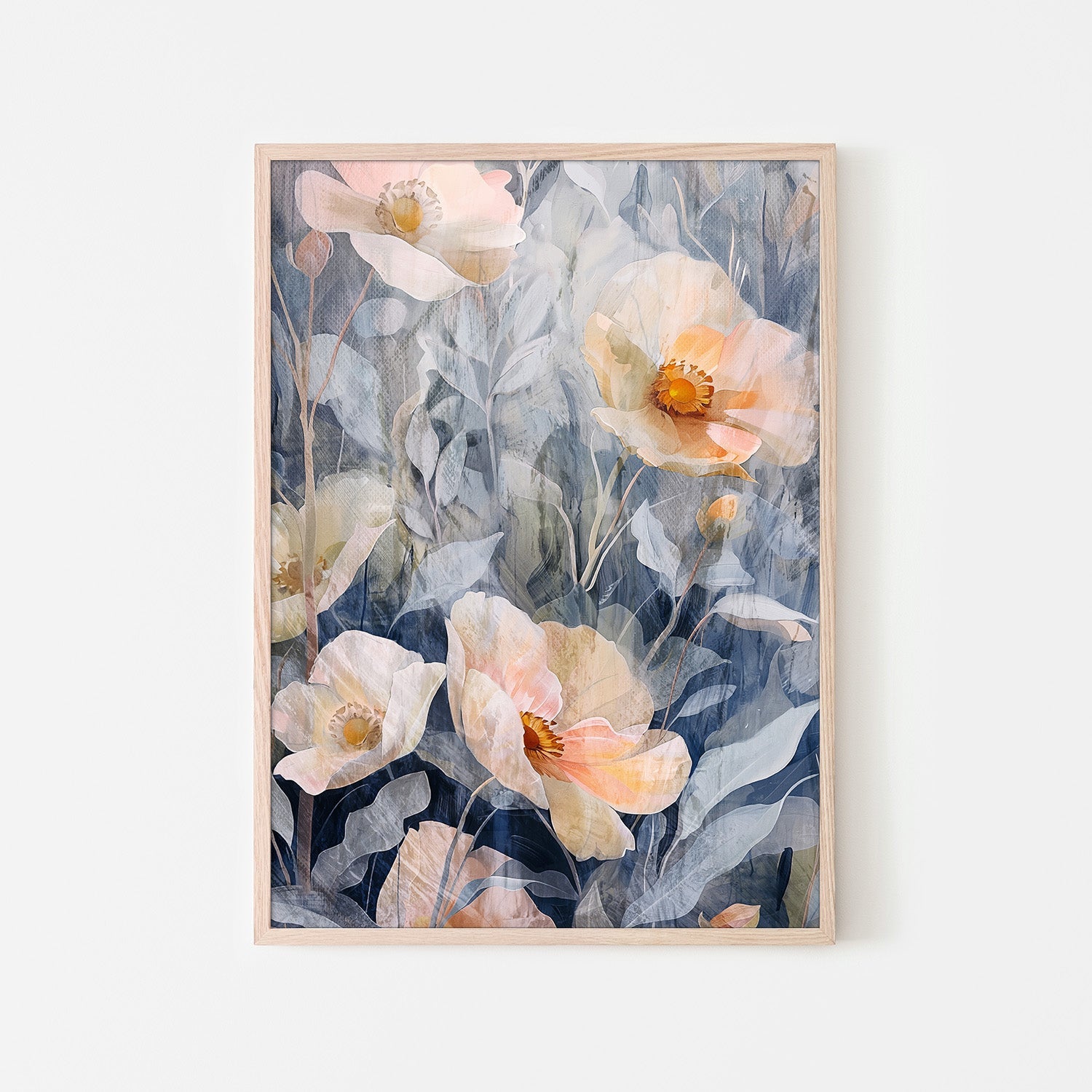 wall-art-print-canvas-poster-framed-Desert Florals, Style A-6