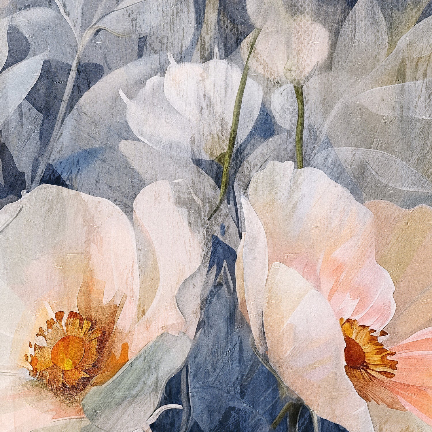 wall-art-print-canvas-poster-framed-Desert Florals, Style B-11