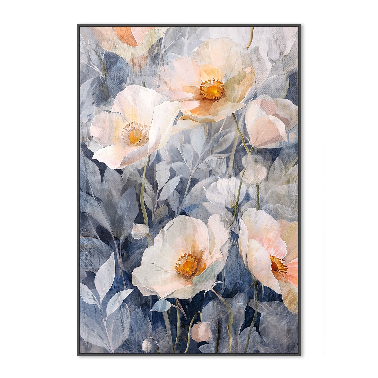 wall-art-print-canvas-poster-framed-Desert Florals, Style B-3