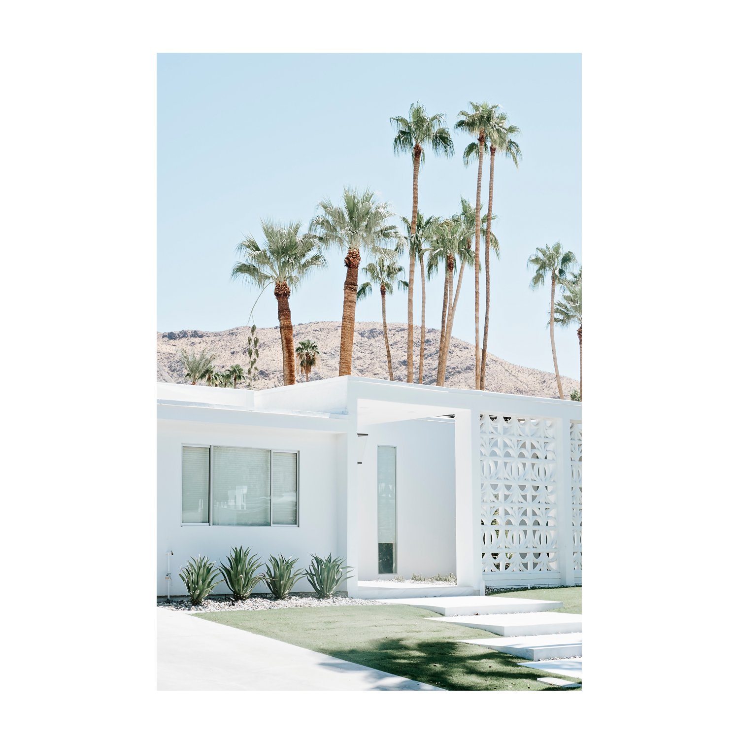 Desert Home |Fine Art Print Framed Canvas Framed Poster