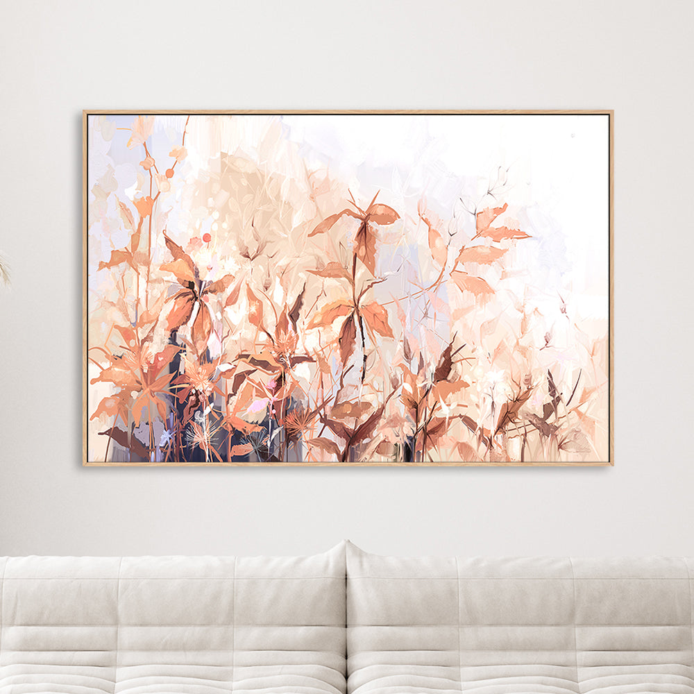 wall-art-print-canvas-poster-framed-Desert Leaves-by-Gioia Wall Art-Gioia Wall Art
