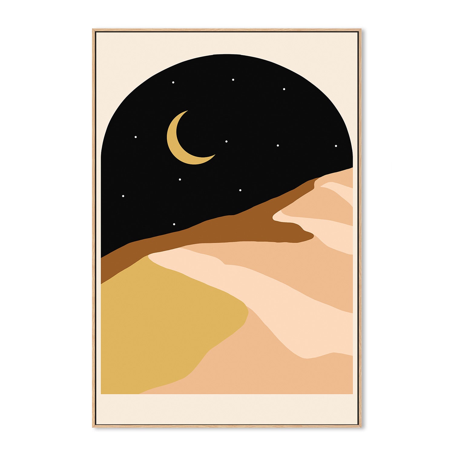 wall-art-print-canvas-poster-framed-Desert Nights-4