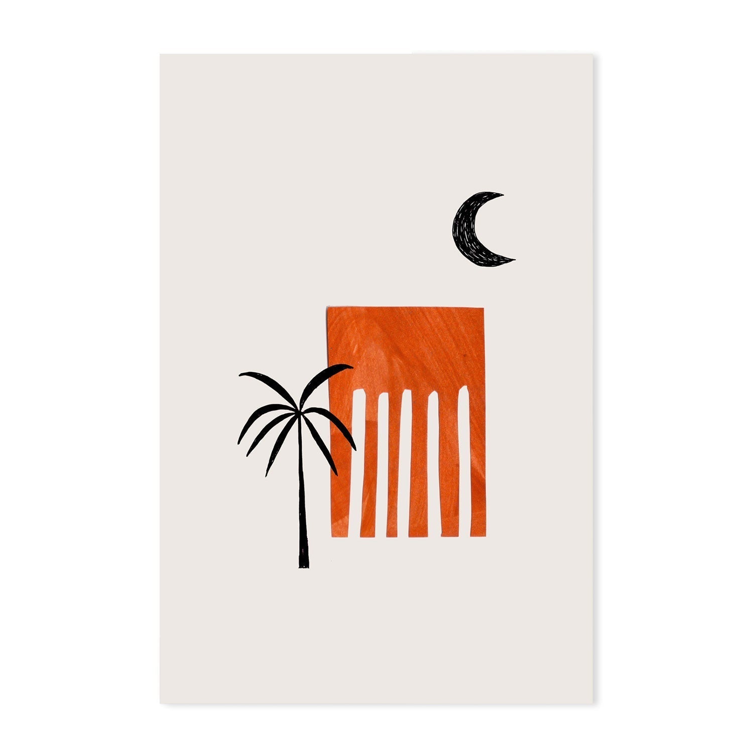 wall-art-print-canvas-poster-framed-Desert Ruin , By Ejaaz Haniff-GIOIA-WALL-ART