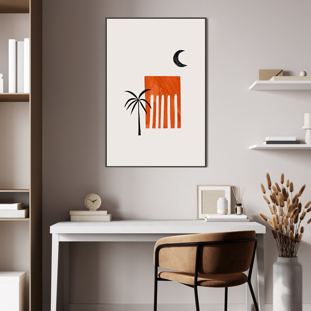 wall-art-print-canvas-poster-framed-Desert Ruin , By Ejaaz Haniff-GIOIA-WALL-ART
