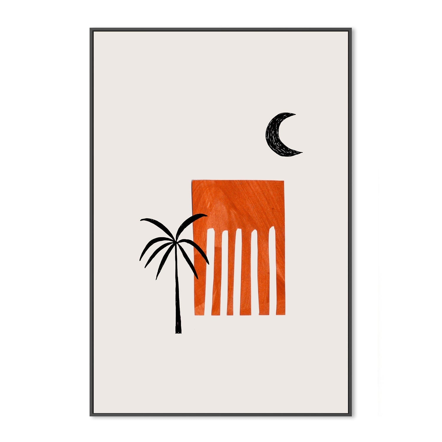 wall-art-print-canvas-poster-framed-Desert Ruin , By Ejaaz Haniff-GIOIA-WALL-ART