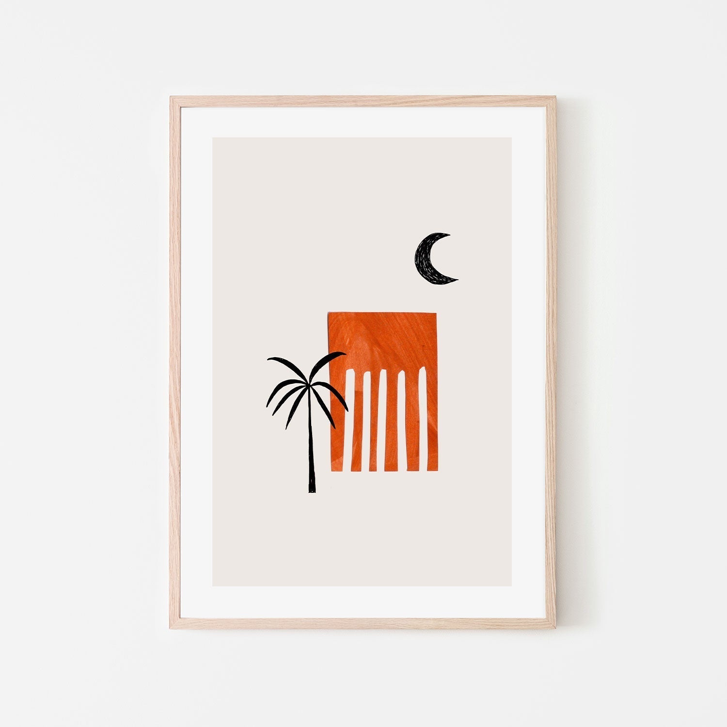 wall-art-print-canvas-poster-framed-Desert Ruin , By Ejaaz Haniff-GIOIA-WALL-ART