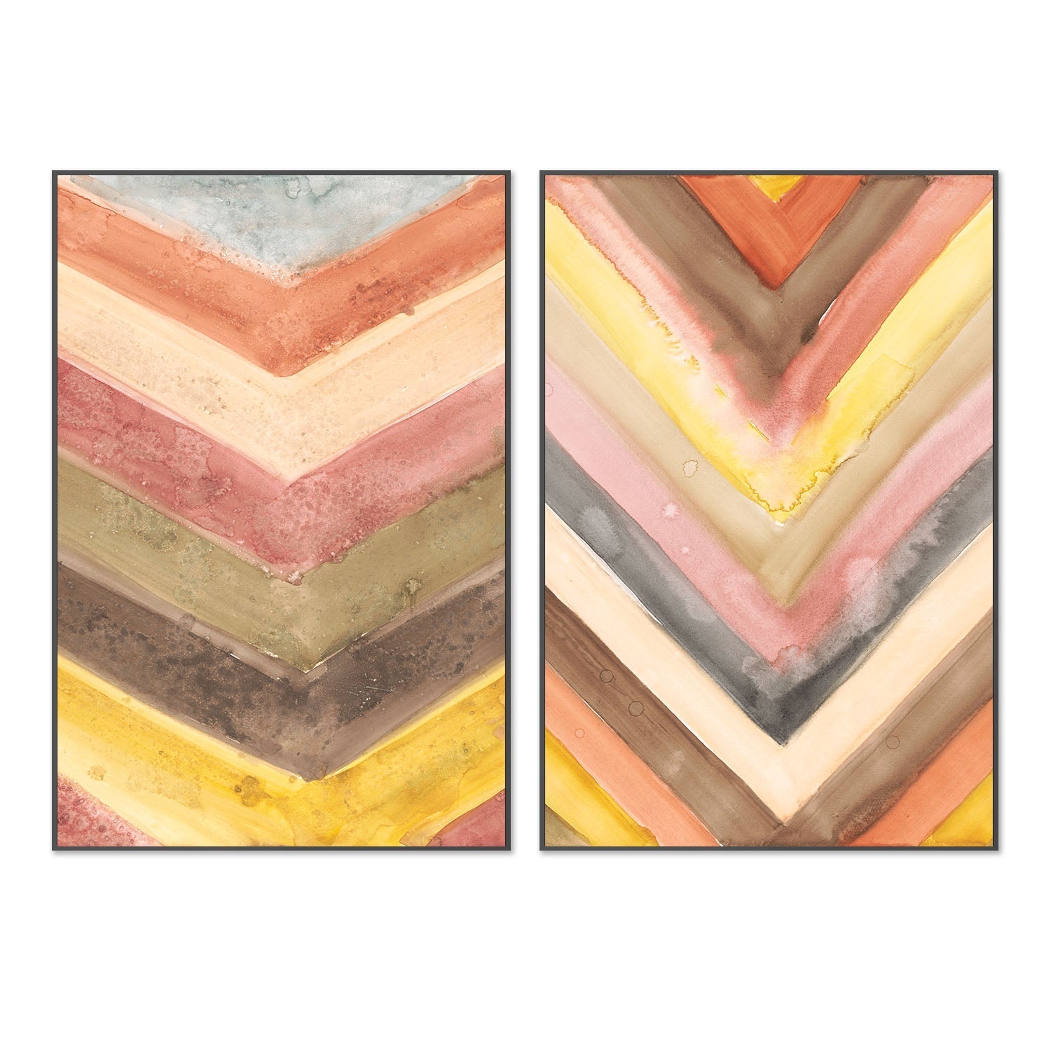 wall-art-print-canvas-poster-framed-Desert Vibes, Style A & B, Set Of 2 , By Aubrey-3