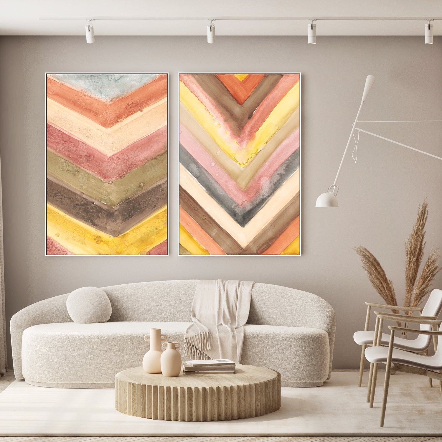 wall-art-print-canvas-poster-framed-Desert Vibes, Style A & B, Set Of 2 , By Aubrey-7