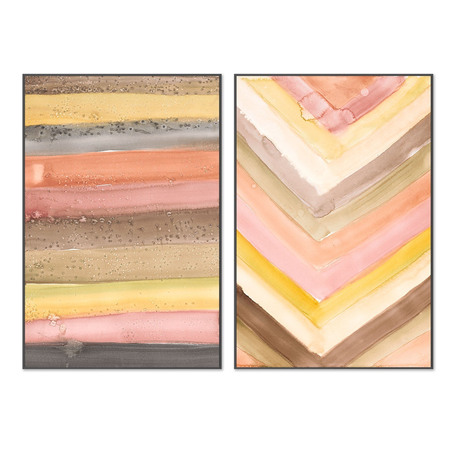 wall-art-print-canvas-poster-framed-Desert Vibes, Style C & D, Set Of 2 , By Aubrey-3