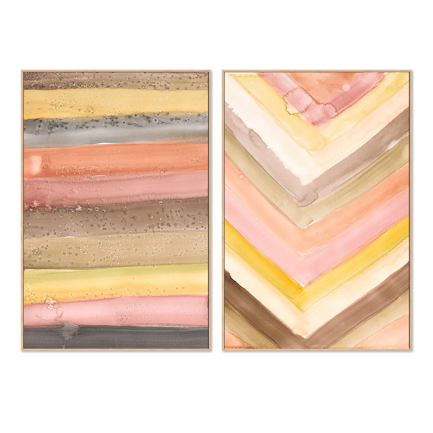 wall-art-print-canvas-poster-framed-Desert Vibes, Style C & D, Set Of 2 , By Aubrey-4
