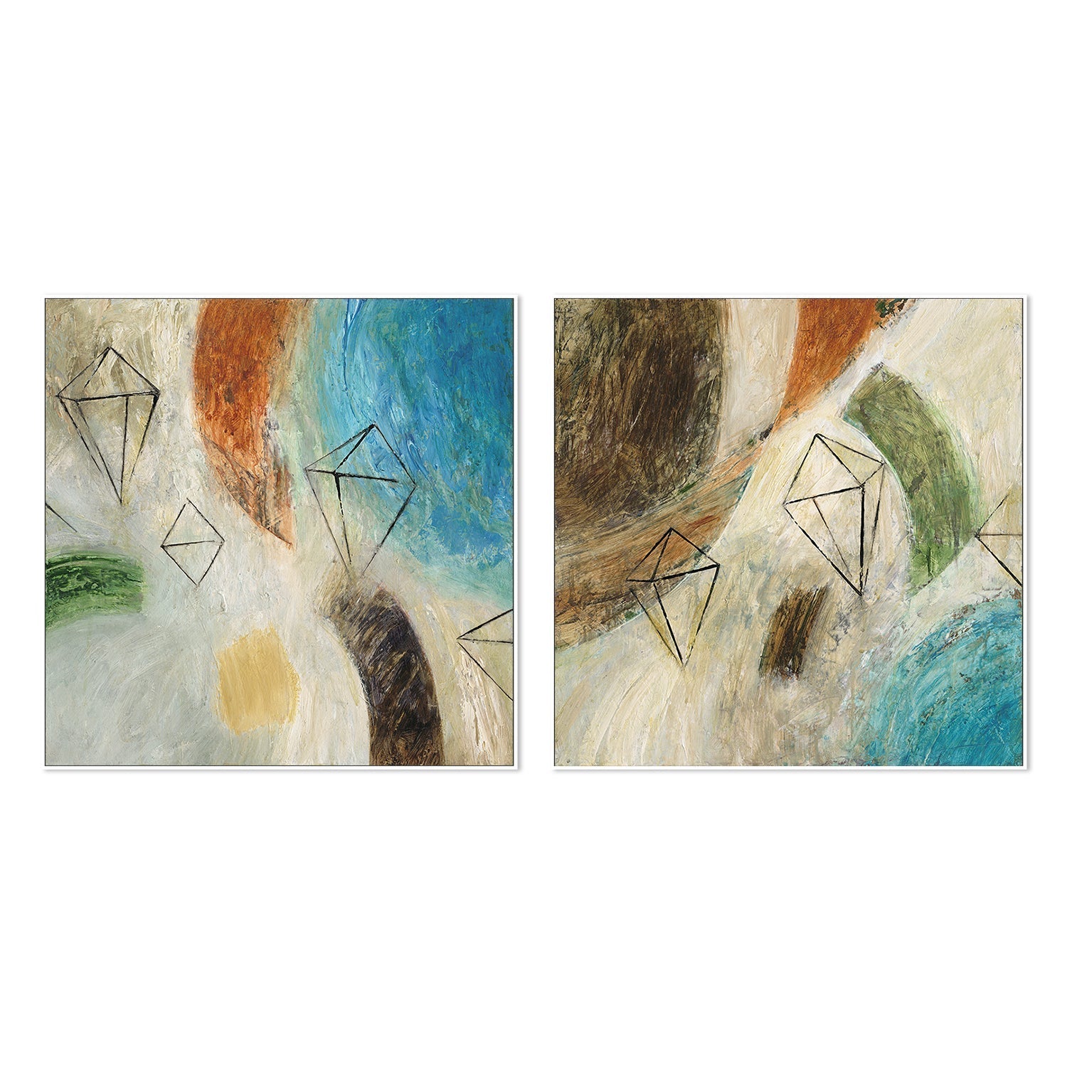 wall-art-print-canvas-poster-framed-Diamond in the Rough, Style A & B, Set Of 2 , By Chris Mills-5