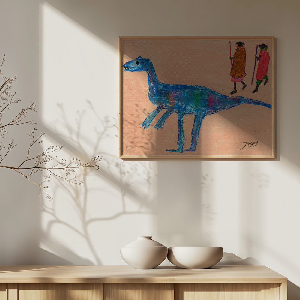 wall-art-print-canvas-poster-framed-Dinosaur , By Jukyong Park-4