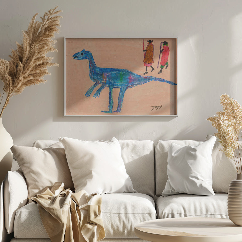 wall-art-print-canvas-poster-framed-Dinosaur , By Jukyong Park-5