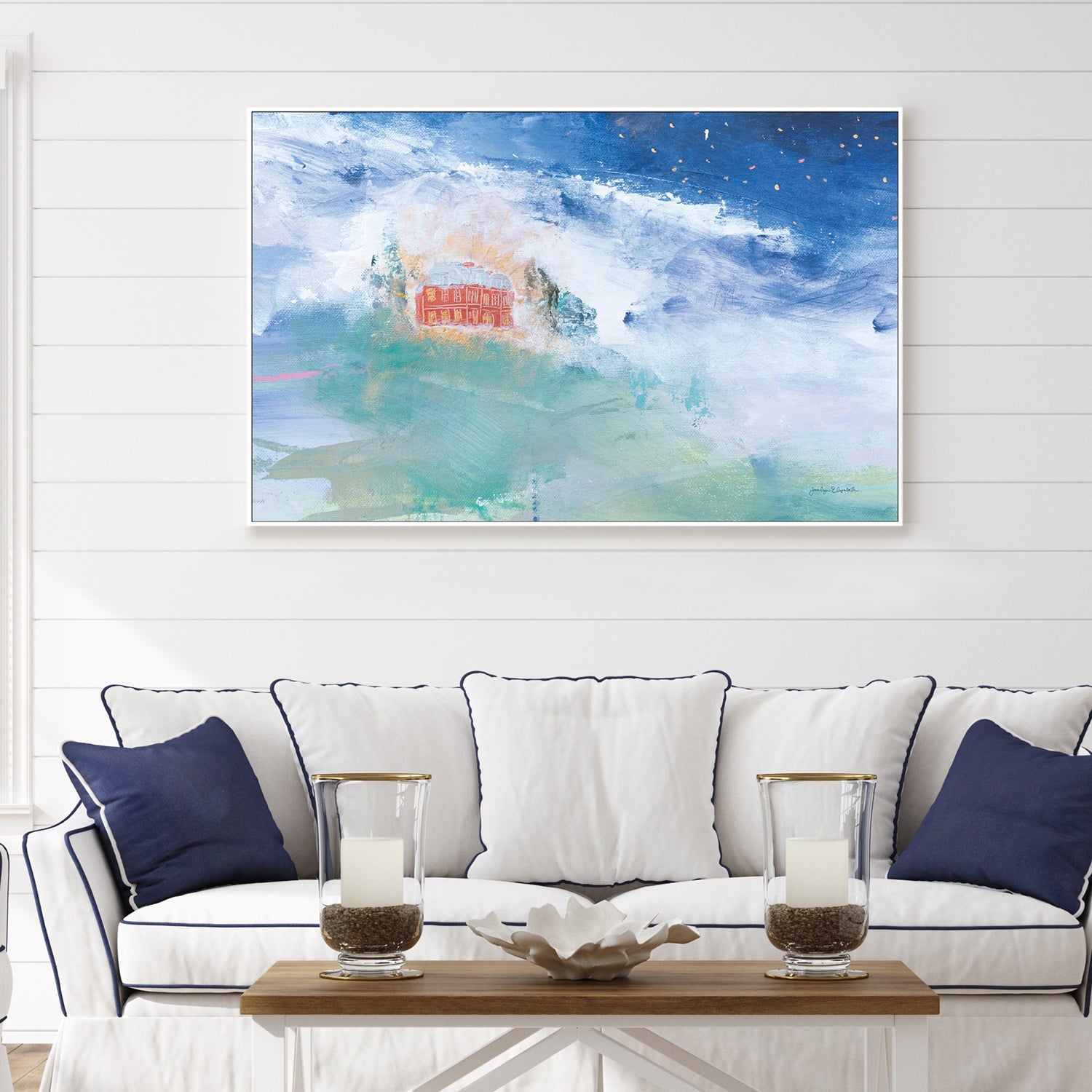 wall-art-print-canvas-poster-framed-Distant Chateau Crop-2