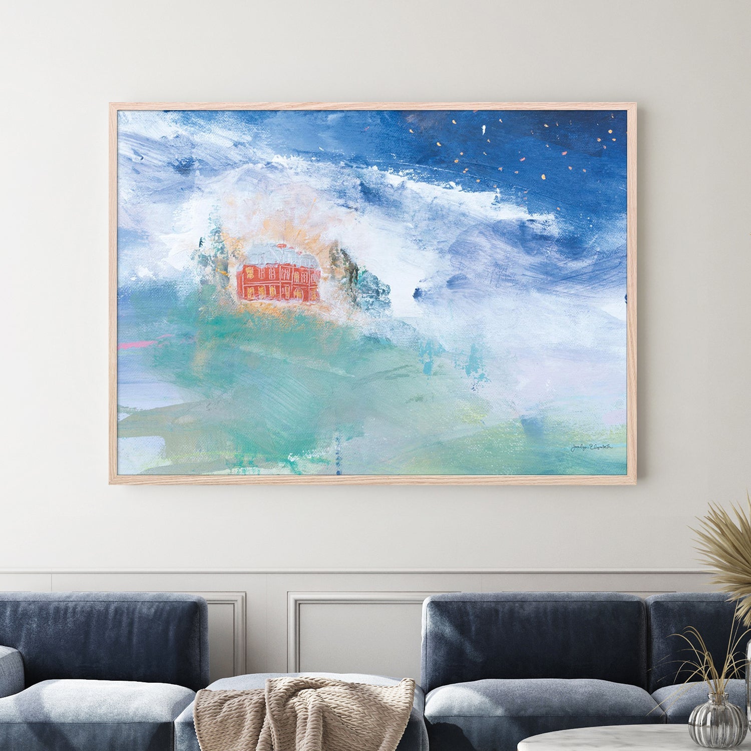 wall-art-print-canvas-poster-framed-Distant Chateau Crop-7
