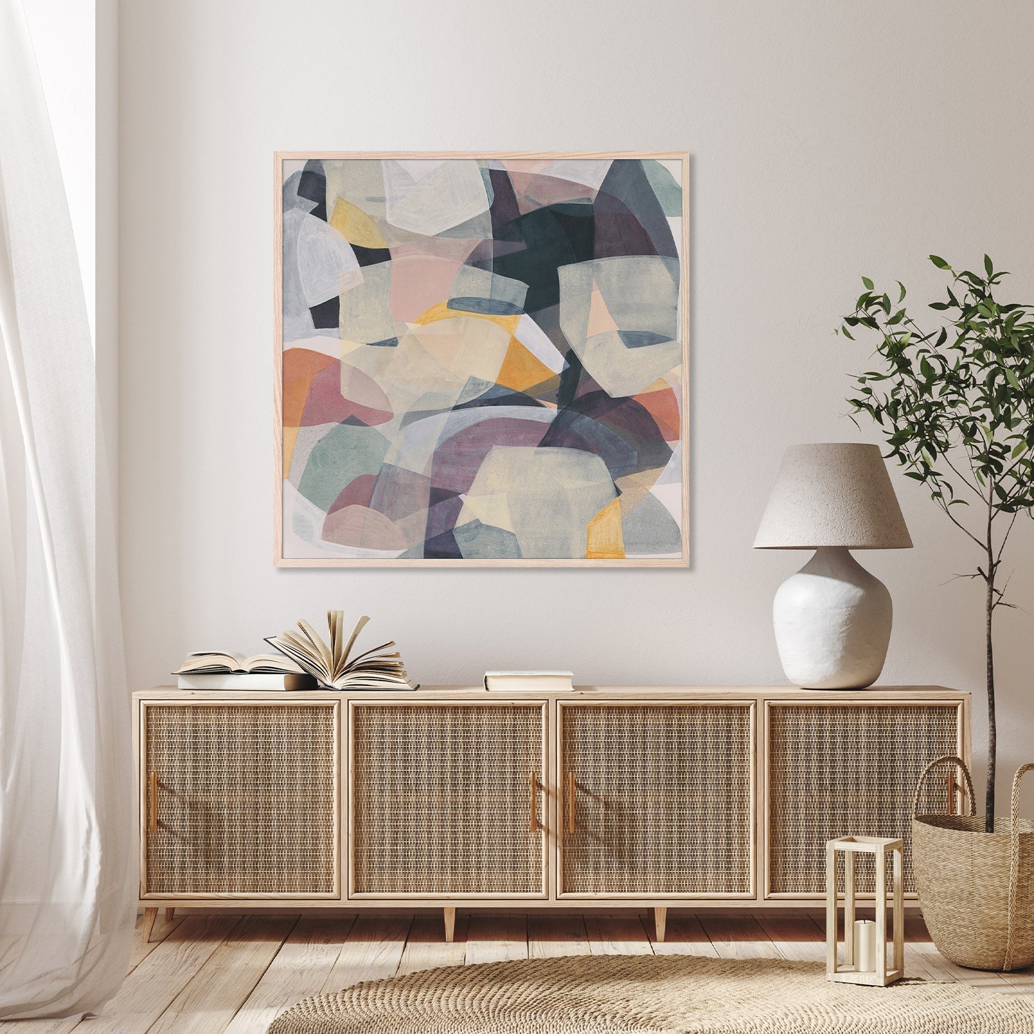 wall-art-print-canvas-poster-framed-Distorted Harmony, Style A-8